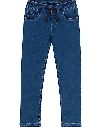 Petit Bateau Jeans con Vita Elasticizzata - Denim Blue Delave Jeans