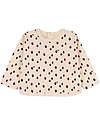 Petit Bateau Maglia Manica Lunga con Fantasia Geometrica - Bianco Avalanche/Multicolor - Tubique di Cotone Biologico - Ancora più soffici! Maglie Manica Lunga