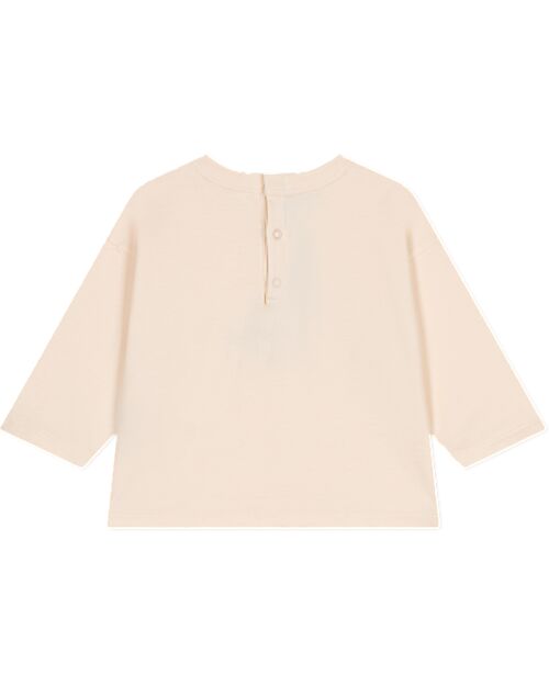 Petit Bateau Maglia Maniche Lunghe - Bianco Avalanche - Alberi - 100% Cotone Maglie Manica Lunga