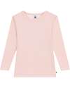 Petit Bateau Maglia Maniche Lunghe - Rosa - Lana e Cotone Maglie Manica Lunga