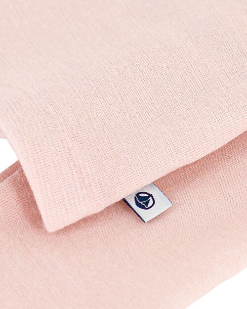 Petit Bateau Maglia Maniche Lunghe - Rosa - Lana e Cotone Maglie Manica Lunga