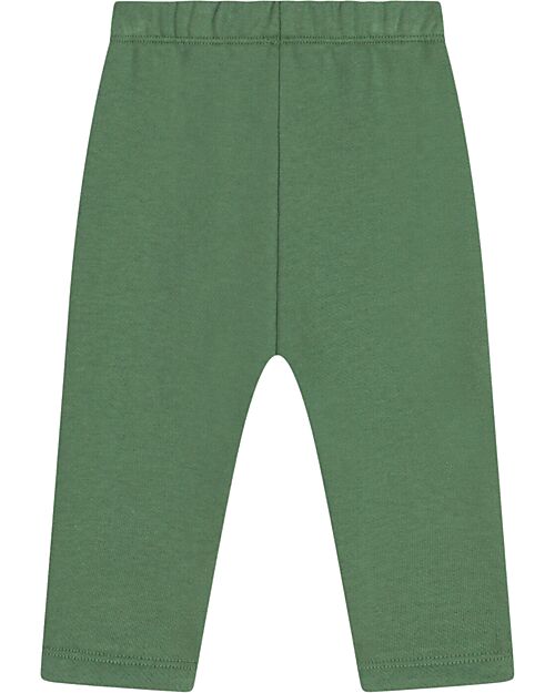 Petit Bateau Pantaloni Lunghi con Coulisse - Verde Palmeraie - 100% Cotone Pantaloni Lunghi