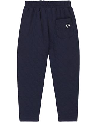 Petit Bateau Pantaloni Lunghi in Trapuntati - Blu Smoking - 92% Cotone 8% Poliestere Pantaloni Lunghi
