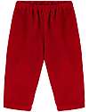 Petit Bateau Pantaloni Lunghi in Velluto a Coste - Rosso - 100% Cotone Pantaloni Lunghi