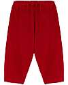 Petit Bateau Pantaloni Lunghi in Velluto a Coste - Rosso - 100% Cotone Pantaloni Lunghi