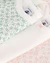 Petit Bateau Set 3 Body a Maniche Corte - Bianco Rosa e Verde - Fiori - 100% Cotone Body Manica Corta
