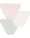 Petit Bateau Set 3 Culotte - Bianco - Fiori - 100% Cotone Slip