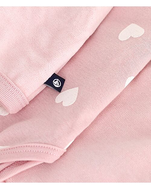 Petit Bateau Set regalo Nascita - Cardigan, Body e Pantaloni - Rosa - 100% Cotone Completi e Set