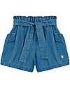 Petit Bateau Shorts Svasati - in Denim - Cotone Organico Pantaloni Corti