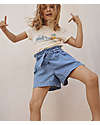 Petit Bateau Shorts Svasati - in Denim - Cotone Organico Pantaloni Corti