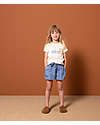 Petit Bateau Shorts Svasati - in Denim - Cotone Organico Pantaloni Corti