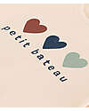 Petit Bateau T-shirt in jersey Leggero - Cuori - Bianco Avalanche T-shirt
