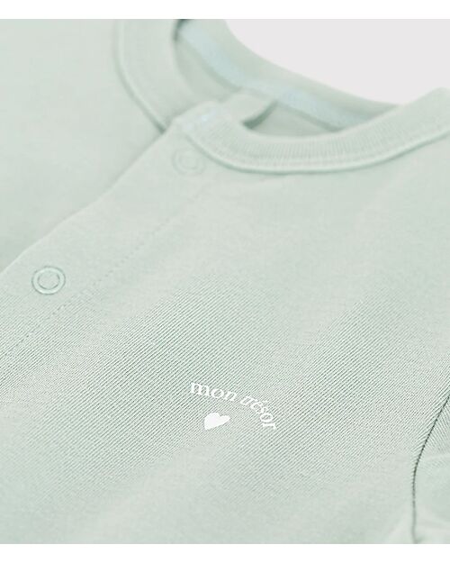 Petit Bateau Tutina Corta - Verde Salvia - Mon Trésor - 100% Cotone
 Tutine Corte