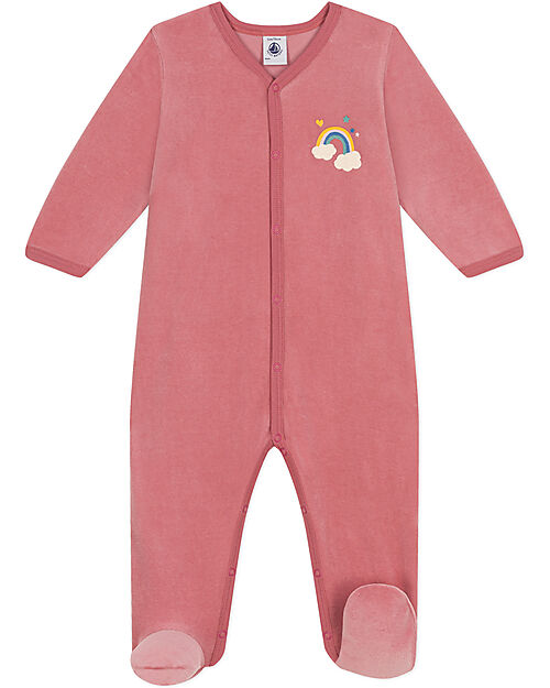 Petit Bateau Tutina Intera in Ciniglia - Rosewood - Morbidezza Estrema! Tutine Lunghe