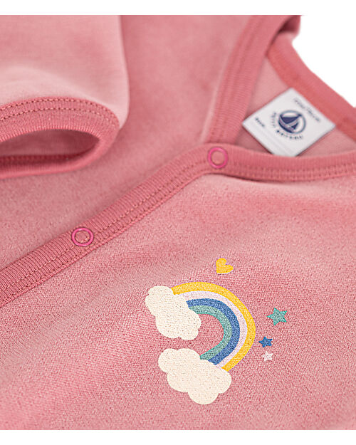 Petit Bateau Tutina Intera in Ciniglia - Rosewood - Morbidezza Estrema! Tutine Lunghe