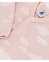 Petit Bateau Tutina Intera Manica Lunga - Senza Piedini - Nuvole - Rosa - 100% Cotone Bio Tutine Lunghe