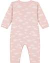 Petit Bateau Tutina Intera Manica Lunga - Senza Piedini - Nuvole - Rosa - 100% Cotone Bio Tutine Lunghe