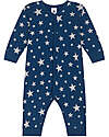 Petit Bateau Tutina/Pigiama - Stelle - Blu - 100% Cotone Bio Pigiami