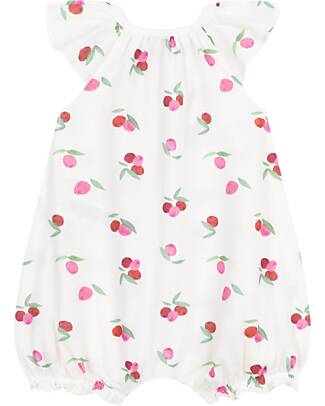 Petit Bateau Tutina Senza Piedi Notte - 100% Cotone - Frutti Tutine Corte