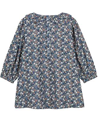 Petit Bateau Vestito in Mussola - Fantasia Floreale - 100% Cotone Organico Vestiti_