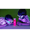 Petit Boum Bottiglia Sensoriale Float Bottle - Rosa Fluo - Colori e Luci - Brilla al Buio! Giochi Sensoriali_