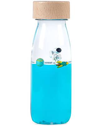Petit Boum Bottiglia Sensoriale Move Bottle - Universo - Effetto Fluttuante - dai 3 Mesi Giochi Sensoriali_