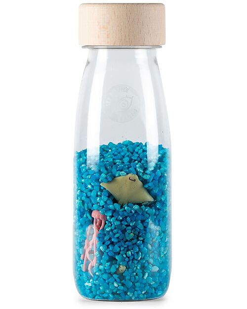 Petit Boum Bottiglia Sensoriale Spy Bottle - Mare - Piccoli Universi - dai 18 Mesi Giochi Sensoriali_