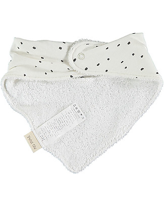 Petit Oh! Bavaglino Bandana - Coriandoli Ferro - Cotone Pima e Spugna Maglie Manica Lunga