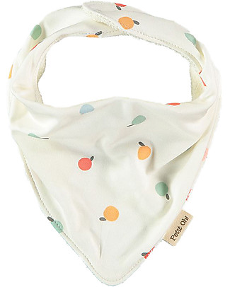 Petit Oh! Bavaglino Bandana - Multicolor - Cotone e Spugna Bavagli a Bandana