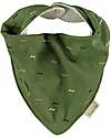 Petit Oh! Bavaglino Bandana - Wave Khaki - Cotone Pima e Spugna Bavagli a Bandana