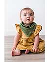 Petit Oh! Bavaglino Bandana - Wave Khaki - Cotone Pima e Spugna Bavagli a Bandana