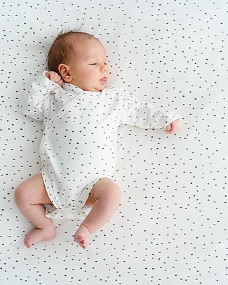 Petit Oh! Body Kimono a Manica Lunga - Coriandoli - 100% Cotone Pima Body Manica Lunga
