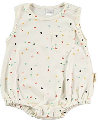 Petit Oh! Body Pagliaccetto Susi - Sand Multicolor - Cotone Pima Tutine Corte