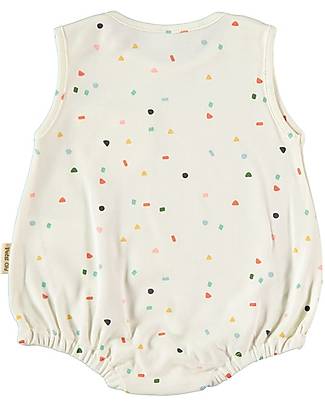 Petit Oh! Body Pagliaccetto Susi - Sand Multicolor - Cotone Pima Tutine Corte