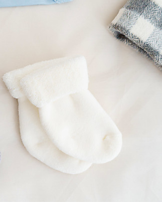 Petit Oh! Calzini Baby - Bianco - Cotone Elasticizzato Calzini