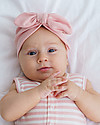 Petit Oh! Cappellino Turbante con Nodo Frontale Lisa - Rose - 100% Cotone Pima Cappelli Estivi