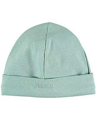 Petit Oh! Cappello Neonato Aqua - 100% Cotone Pima Cappelli Invernali