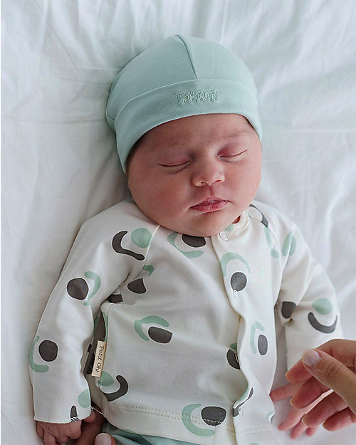Petit Oh! Cappello Neonato - Blu - 100% Cotone Pima Cappelli Invernali