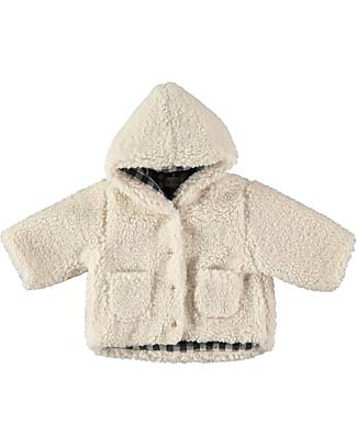Petit Oh! Cappotto Amelie - Vainilla - Cotone Terry Cappotti