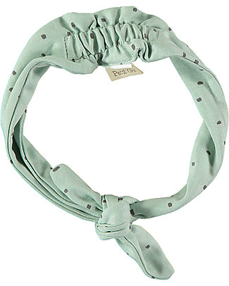 Petit Oh! Fascia per Capelli Bimba Sena - Coriandoli Acqua - Cotone Pima Fermacappelli