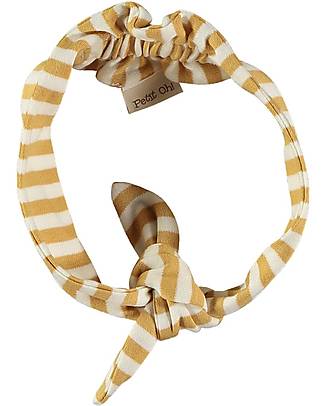 Petit Oh! Fascia per Capelli Bimba Sena - Raya Ambar Vainilla - 100% Cotone Pima Accessori per Capelli