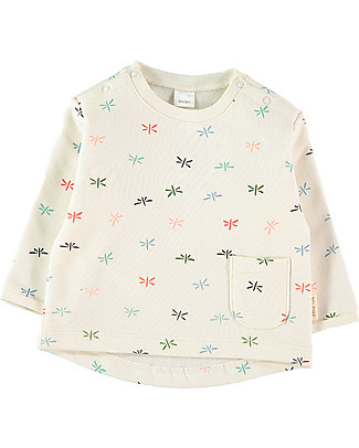 Petit Oh! Felpa Sebas - Fly Multicolor - 100% Flanella di Cotone Felpe