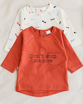 Petit Oh! Felpa Sebas - Frase Tierra - 100% Flanella di Cotone Felpe