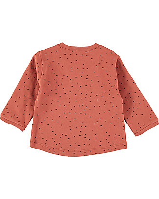 Petit Oh! Felpa Vera - Coriandoli Terra - 100% Flanella di Cotone Felpe