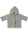 Petit Oh! Giacca con Cappuccio Hans - Grigio - Pile di Cotone Giacche