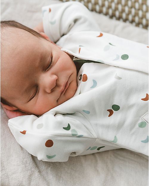 Petit Oh! Giacca Nani - Luna Multicolor - 100% Flanella di Cotone Cardigan