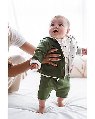 Petit Oh! Giacca Reversibile Sira - Khaki - 100% Cotone Pima Giacche