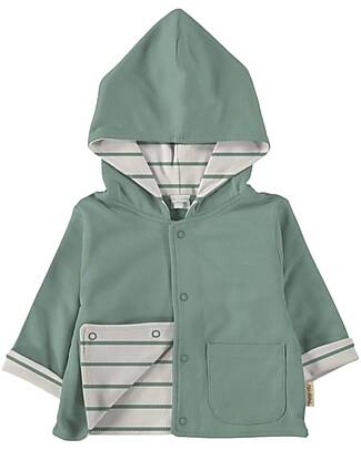 Petit Oh! Giacca Reversibile Sira - Oliva - Cotone Pima Giacche