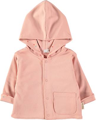 Petit Oh! Giacca Reversibile Sira - Rose - 100% Cotone Pima Giacche