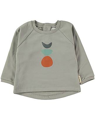Petit Oh! Maglia a Maniche Lunghe Blai - Ciclo Piedra - Flanella di Cotone Maglie Manica Lunga
